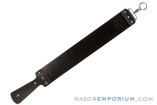 3" Razor Emporium Black Latigo & Canvas Straight Razor Strop | Made in USA