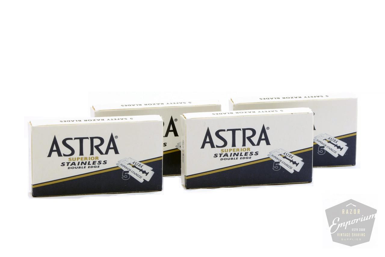Astra Superior Stainless (Blue) Double Edge (DE) Blades