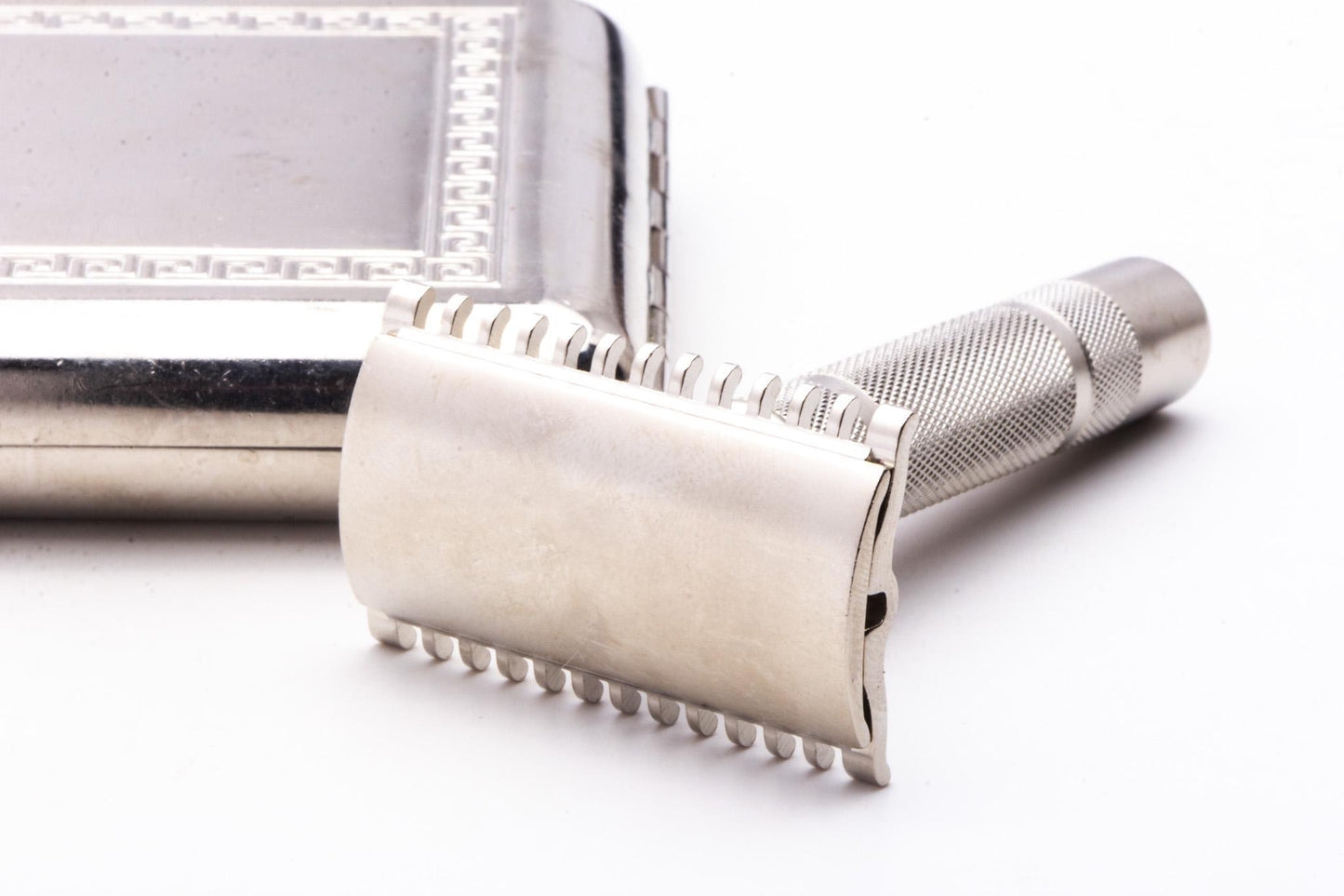 1930s Gillette 'NEW' Short Comb Common Bar Safety Razor Set | Original Condition