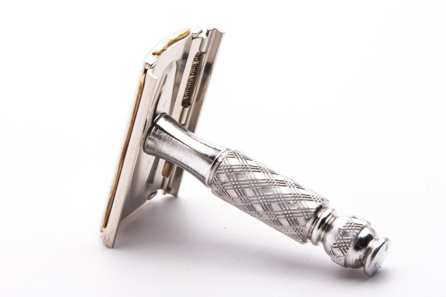 1976 W4 Gillette Ball End Tech Travel Spiral Handle Razor | Original Condition