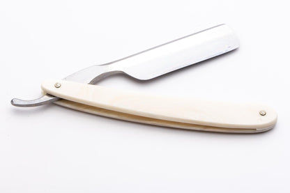 6/8" Grim Blades "Mother Of Pearl" Vintage Restored Straight Razor