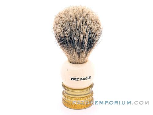 Plymouth Pure Badger Shaving Brush w/ Box