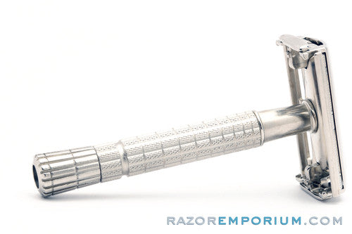 1957 Gillette Flare Tip Super Speed Safety Razor | Factory Nickel Revamp