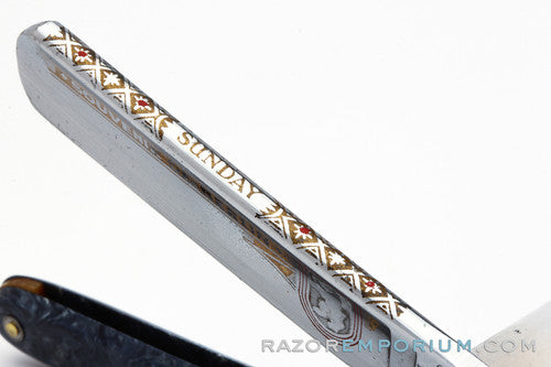5/8" Fhoso #66 Complete 7 Day Hollow Grind Straight Razor Set | Solingen Wald Germany