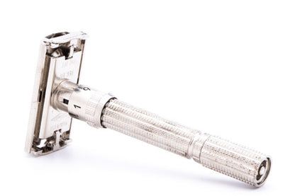 1964 J4 Gillette Slim Adjustable DE Safety Razor | Original Condition