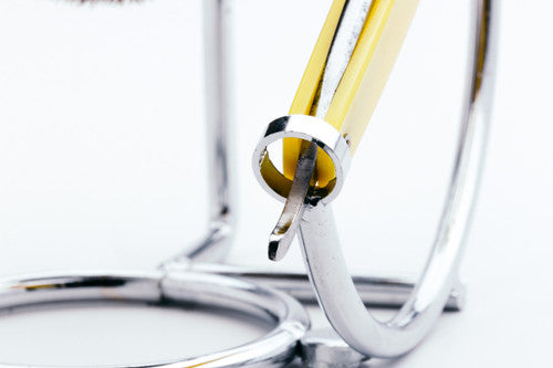 Brush & Straight Razor Stand  | Chrome