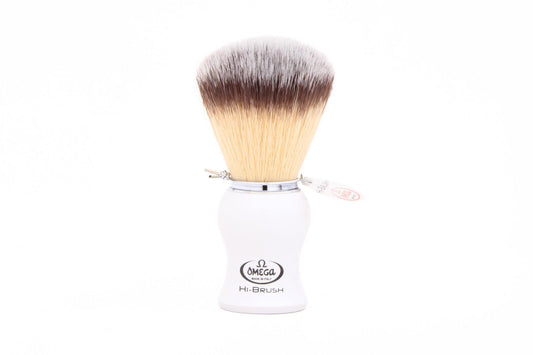Omega 0146745 HI-BRUSH Synthetic Shaving Brush