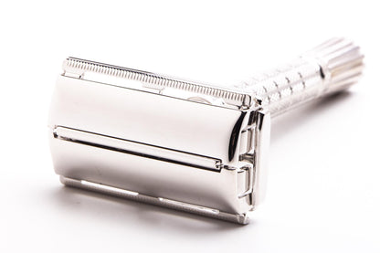 1958 D2 Gillette Super Speed Flare Tip Safety Razor | Rhodium Revamp