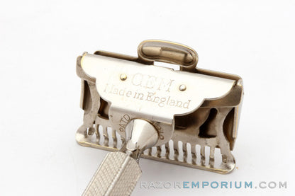 1930's Gem Single Edge Safety Razor Set - Made in England
