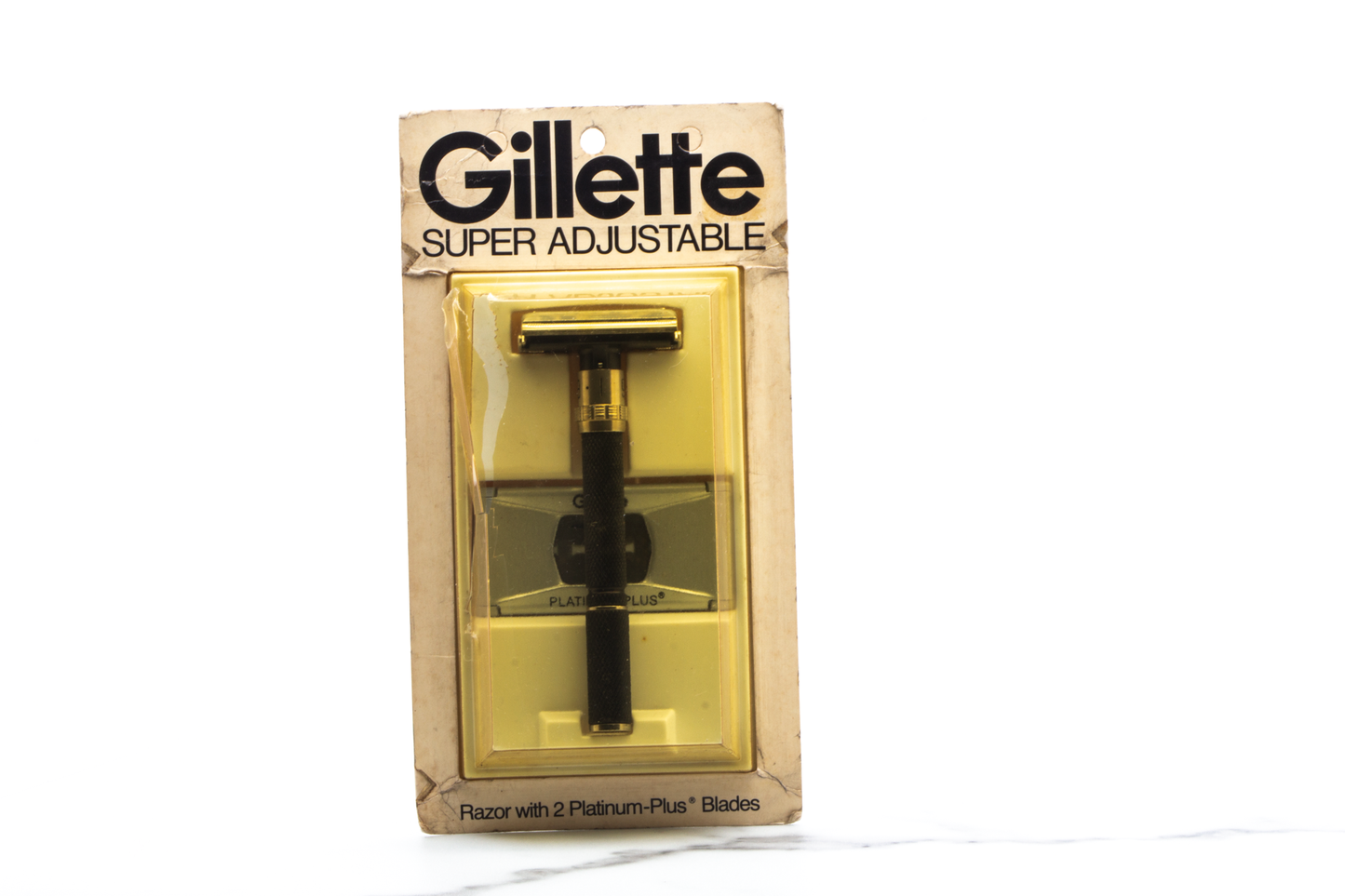 1977-81 Gillette Super Adjustable "Black Beauty" Safety Razor Set | Original Condition