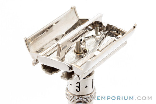 1969 Gillette Super Adjustable 84 TTO Short Safety Razor | Rhodium Revamp