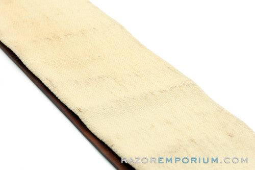 Suntorback Adrian Mich Genuine Scotch Shell Cordovan Straight Razor Strop & Canvas