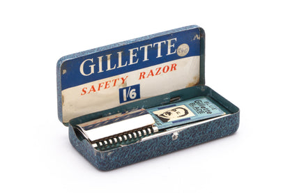 1940's Gillette British Thin Handle Tech Varient Set | Original Condition