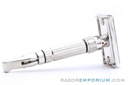 1960 Gillette F4 Toggle Adjustable DE Safety Razor | Rhodium Revamp