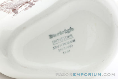 Burleigh Ironstone Staffordshire, England Shaving Scuttle