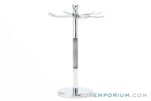 Four Piece Brush & Razor Stand | Stainless