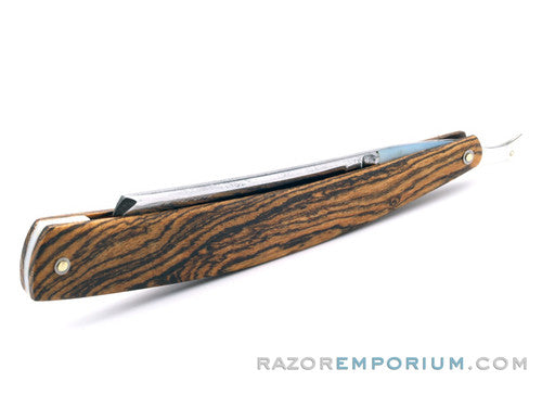 13/16" H. Boker Elite Round Point Straight Razor w/ Cocobello Wood | Shave Ready