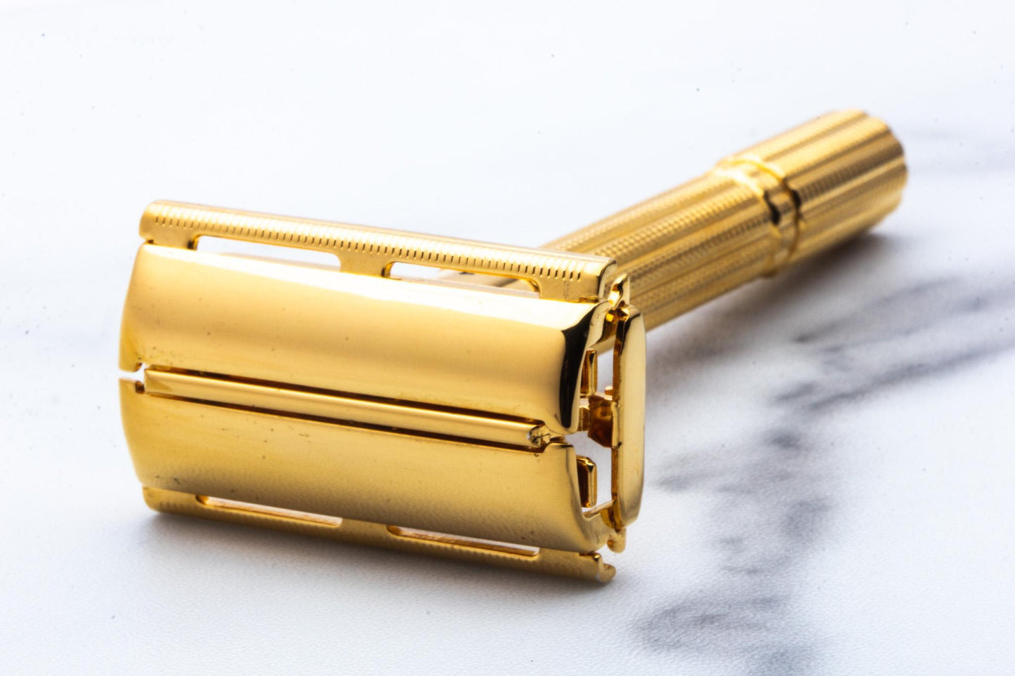 1967 M2 Gillette Slim Aristocrat Adjustable Double Edge Safety Razor | 24K Gold Revamp