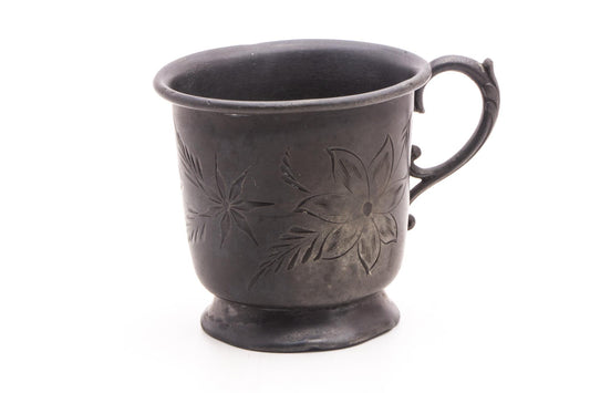 Etched Heavy Metal Shaving Mug