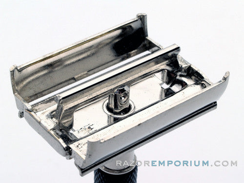 1986 G3 Gillette Black Handle Super Speed Safety Razor