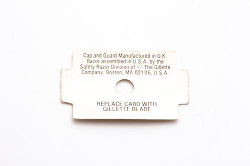 1980 A1 Gillette Travel Tech DE Safety Razor  | Made in England