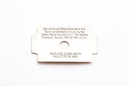 1980 A1 Gillette Travel Tech DE Safety Razor  | Made in England