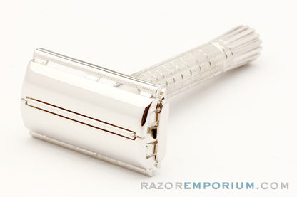 1965 Gillette K1 Flare Tip Super Speed Safety Razor Factory | Nickel Revamp