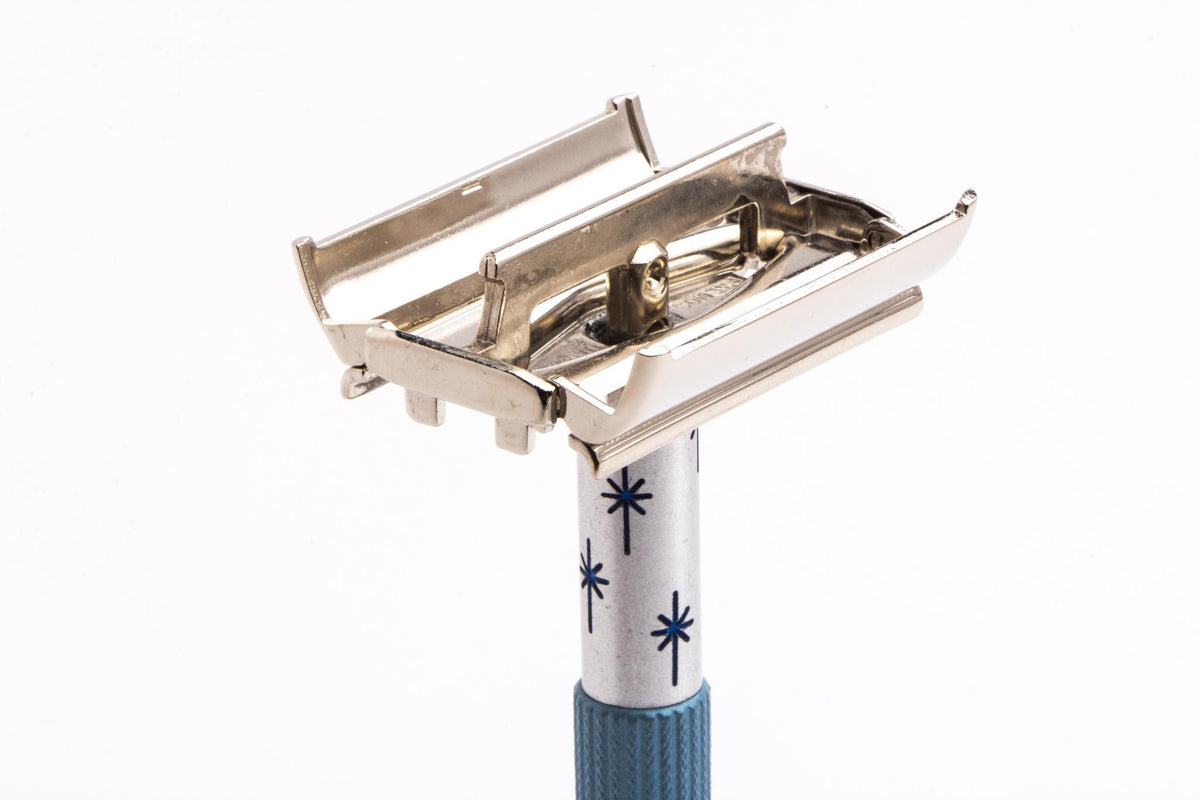 Gillette Razor Stars 1966 L3 Gillette Blue Star Lady Gillette Double Edge Safety Razor | Fa ...