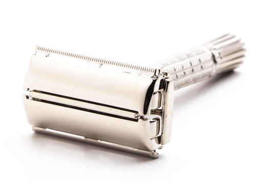 1961 G2 Gillette Flare Tip Super Speed Safety Razor | Factory Nickel Revamp