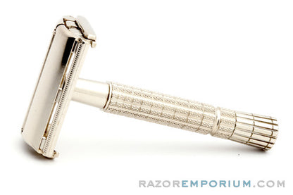 1956 B3 Gillette Regular Flare Tip DE Super Speed Set w/ Case & Blade Bank