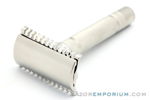 1930's Gillette Goodwill DE Safety Razor | Factory Nickel Reavmp