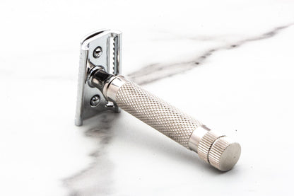 Unbranded Chrome Plated Slant Double Edge Safety Razor | Pre-Owned