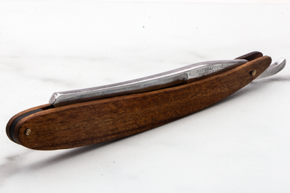 5/8" Vintage Restored Wade & Butcher Straight Razor with Wood Scales
