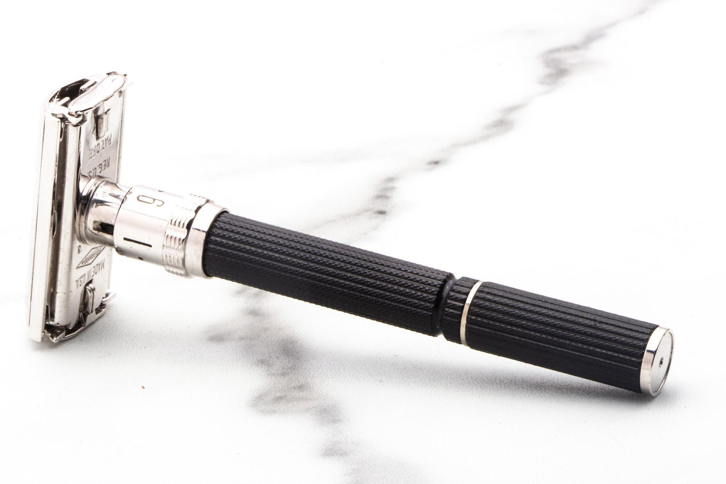 1976 W3 Gillette Super 109 Adjustable DE Safety Razor | Rhodium Revamp