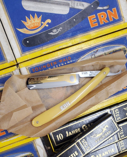 5/8" New Old Stock Straight Razor | ERN Solingen-Wald