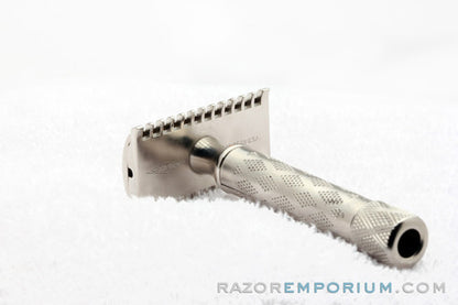 1930's Gillette New Deluxe Criterion DE Safety Razor Set | Factory Nickel Revamp