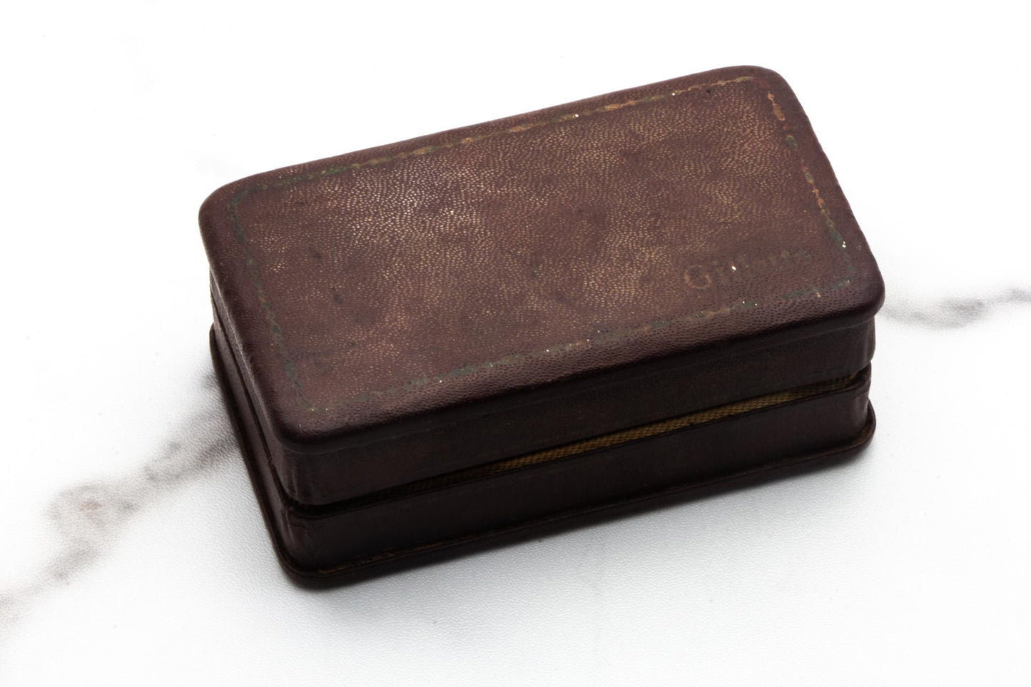 1944-46 Gillette Aristocrat Gold Double Edge Safety Razor Set | Original Condition