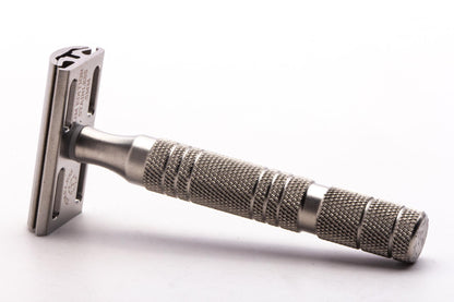 Timeless Razor | Stainless Steel SLIM Set .5mm Smooth Cap & Stand