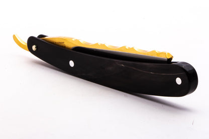 6/8" Dovo 3 Bergischer Lowe Straight Razor | Horn Scales