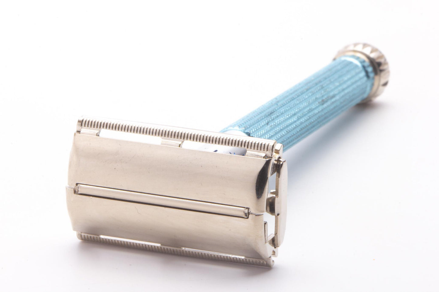 1971 R3 Gillette Blue Star Lady Gillette Double Edge Safety Razor | Original Condition