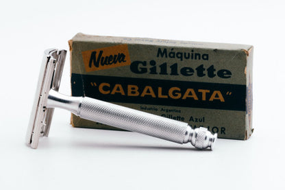 1955 Gillette Ball End Tech Safety Razor - Cabalgata Razor