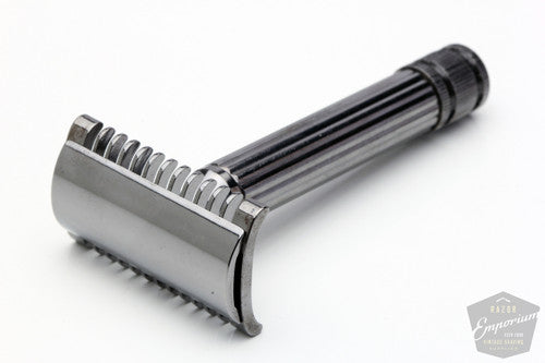 Fatip Black Nickel Grande Open Comb | Double Edge Safety Razor