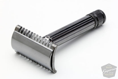 Fatip Black Nickel Grande Open Comb | Double Edge Safety Razor