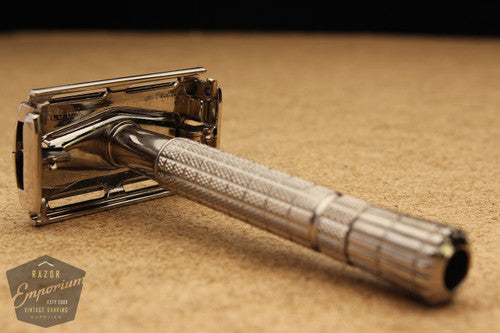 Gillette 1954 Flair Tip Super Speed Razor * Nickel REVAMPED