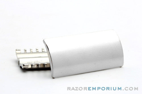 1930's Gillette NEW Short Comb Head | Factory Nickel Revamp - Universally Threaded