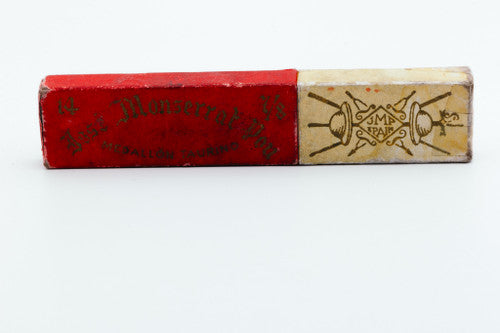 7/8" Filarmonica #14 Medallon Taurino Straight Razor w/ Coffin  | Spain