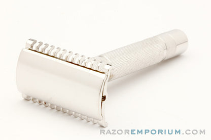 1930s Gillette NEW Short Comb DE Safety Razor | Nickel Revamp