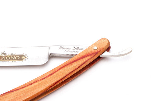 6/8" Ertan Süer Rasoir Sabre Campiono Carbon Straight Razor | Rosewood Scales | USED