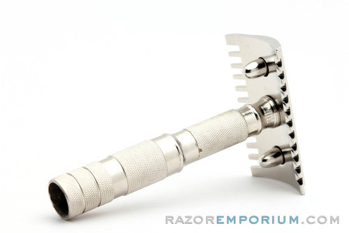 1920's Metropolitan Cutco "Old Type" Safety Razor | Factory Nickel Revamp