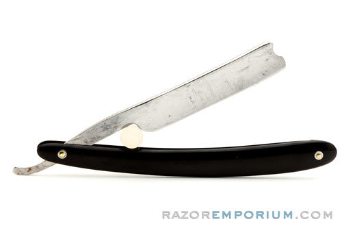 4/8" George Wostenholm and Son Barber's Notch Straight Razor w/ Case | Sheffield England